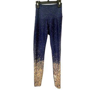 BEYOND YOGA Alloy Ombre Navy Gold High Waist Legging Size XS